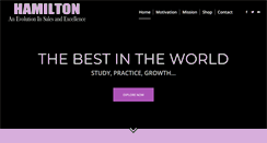 Desktop Screenshot of hamiltonsalestraining.com